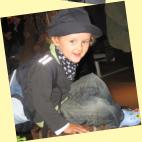 Jakob auf seiner ersten Reise nach Kreta, Mai 2009